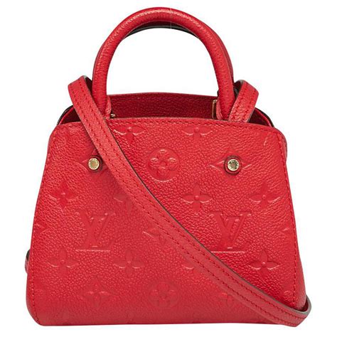 louis vuitton round bag red